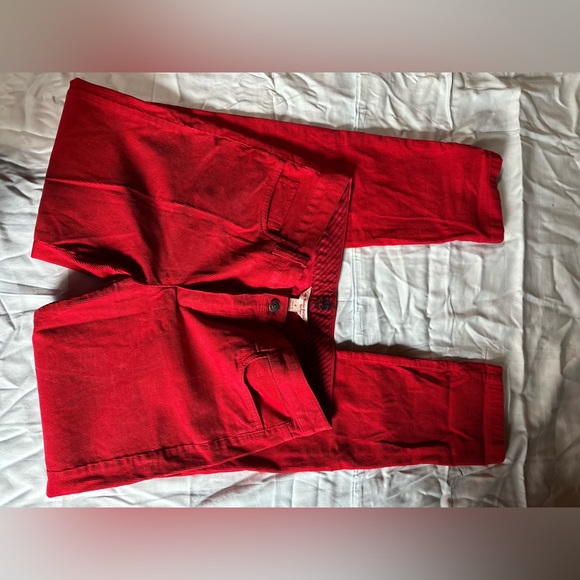 Brooks Brothers red corduroy pants size 4 - Picture 2 of 4